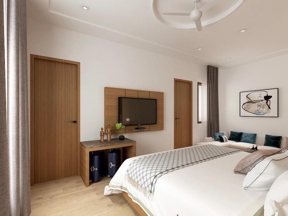 Hotel Bhoomivilas Agra  Bagian luar foto